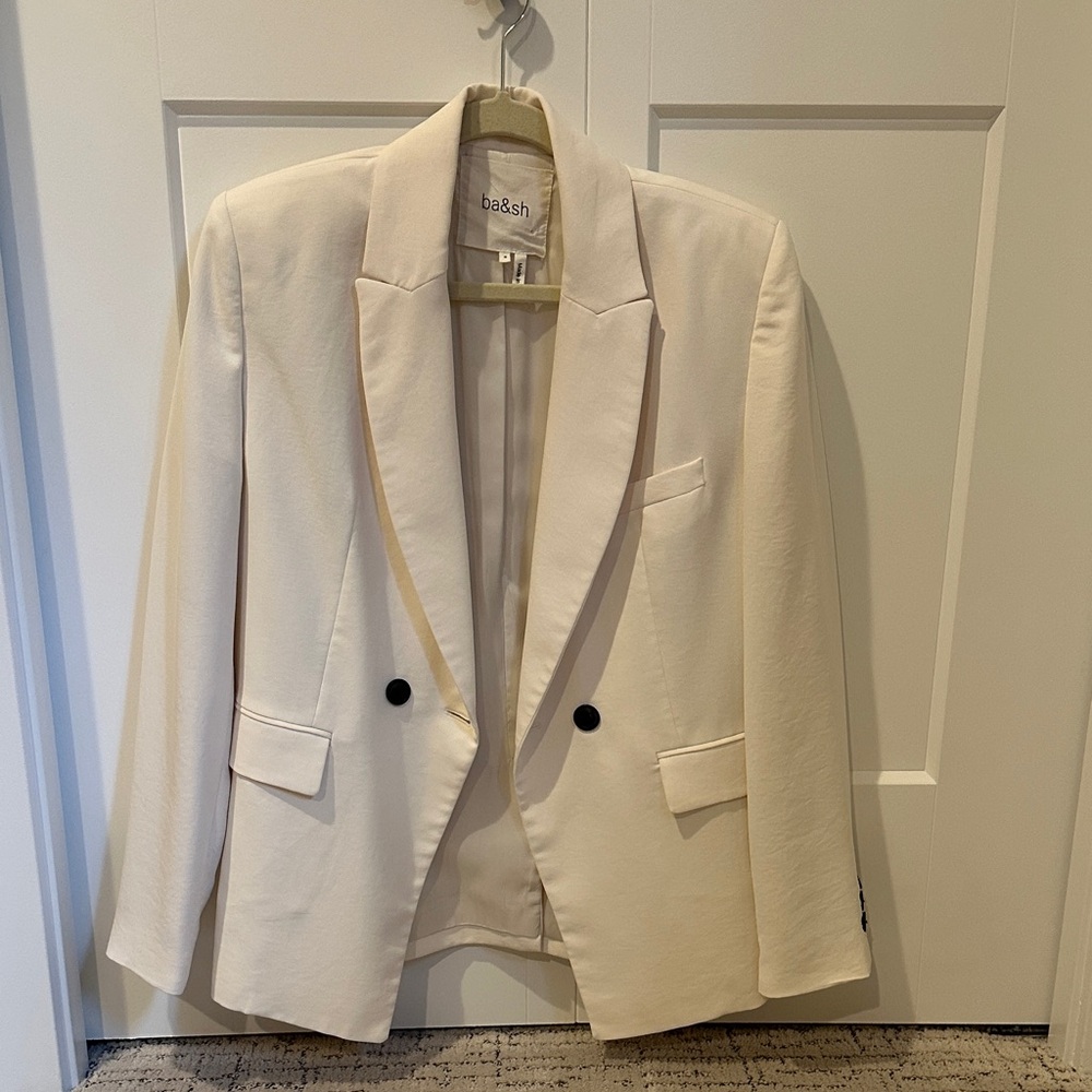 Ba&sh Elegant Cream Blazer